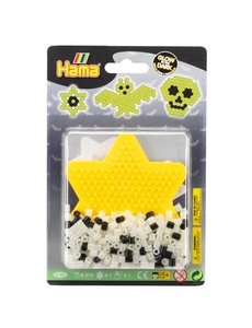 Hama Strijkkralen glow  in the dark - 375 st.