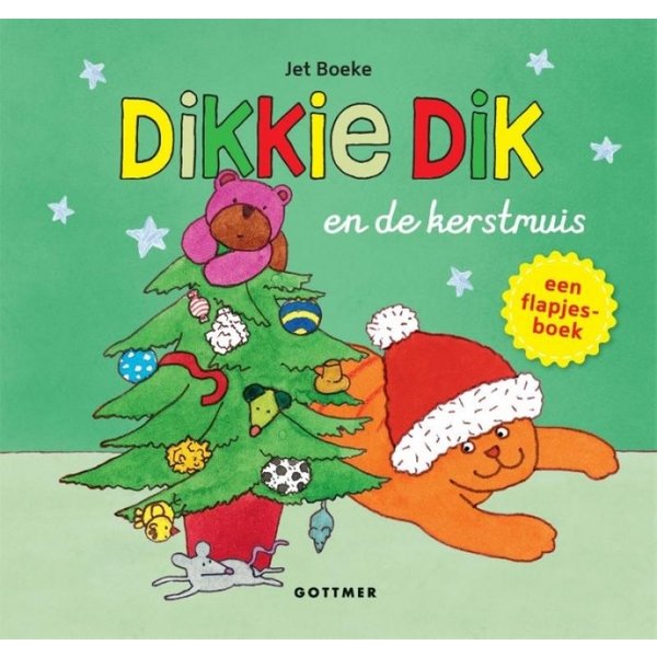Gottmer Dikkie dik en de kerstmuis (flapjesboek)