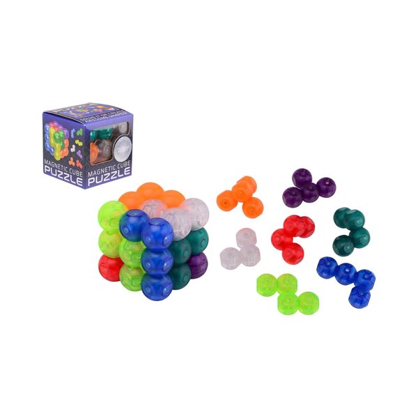 JohnToy Magnetische puzzel kubus