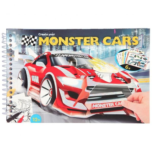 TopModel Monster Cars pocket kleurboek