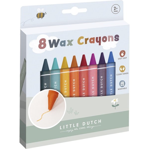 Little Dutch Waskrijtjes, 8 stuks