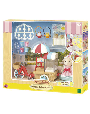 Sylvanian Families 5653 - Popcorn bezorger op trike