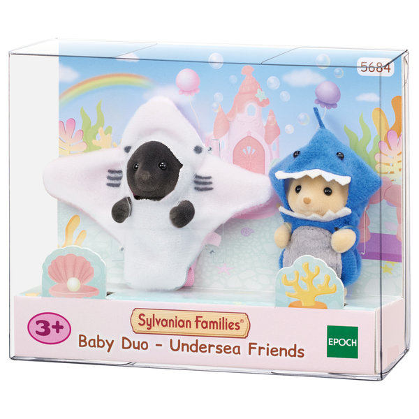 Sylvanian Families 5684 - Baby  duo onderwater vriendjes -uitlopend-