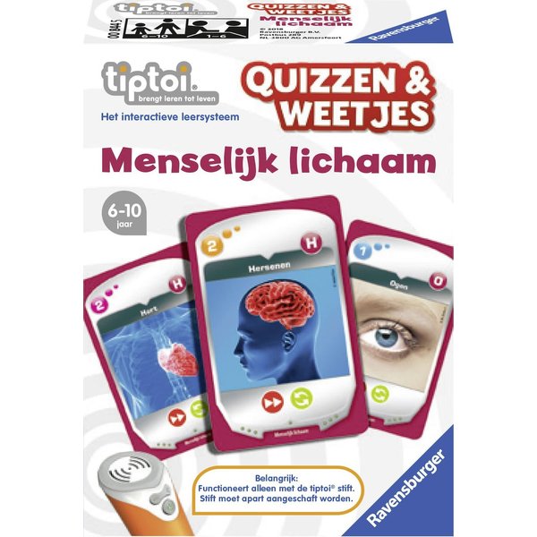 Ravensburger Quizzen en weetjes menselijk lichaam