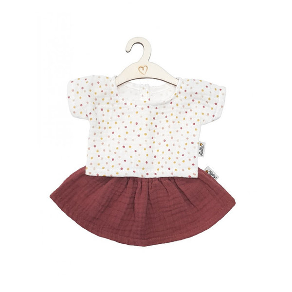 Hollie Poppenrok met shirt - Blush sweet dots