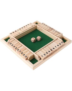  Shut the box voor 4 spelers