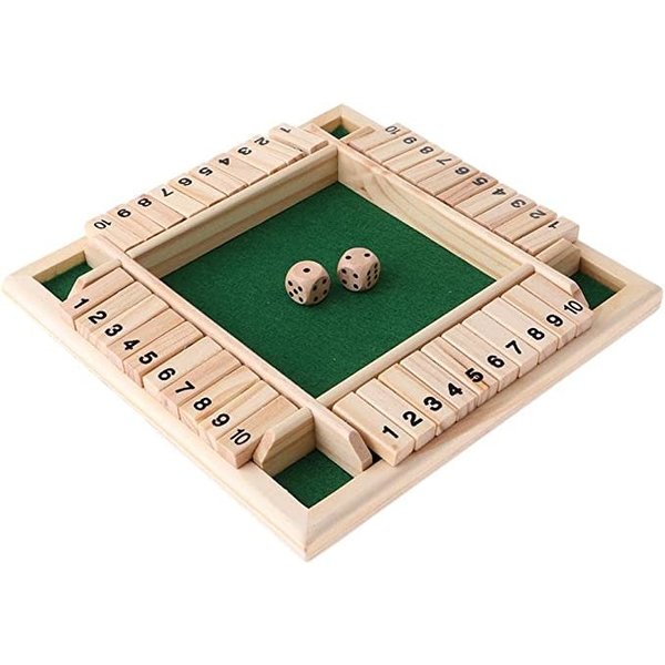 Shut the box voor 4 spelers