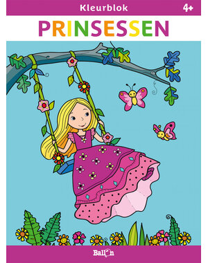 Ballon Kleurblok Prinsessen