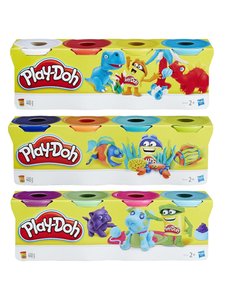 Play-Doh Klei in classic kleuren assorti, 4 potjes - 483 gram