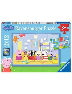 Ravensburger Peppa’s avontuur,  2x12 stukjes