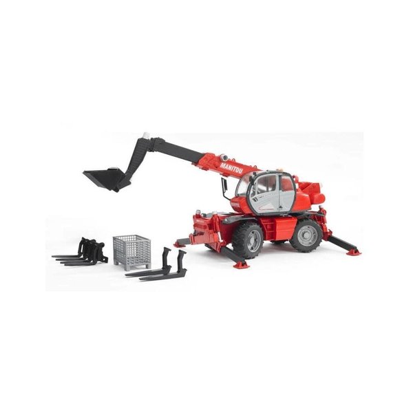 Bruder 2129 - Manitou Verreiker MRT2125 + accessoires