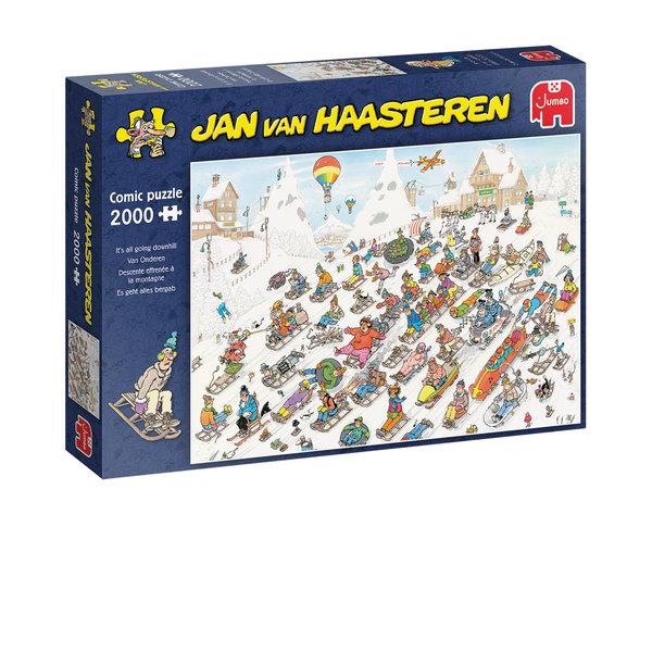 Jumbo Van onderen! 2000 stukjes