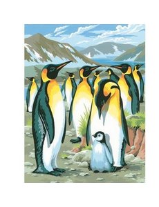  Schilderen op nummer -  Pinguins