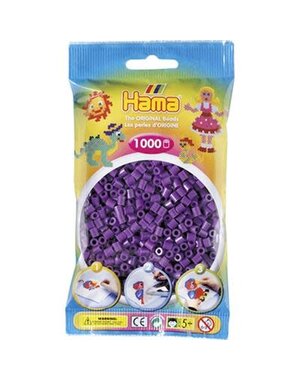 Hama Strijkkralen paars - 1000 st.