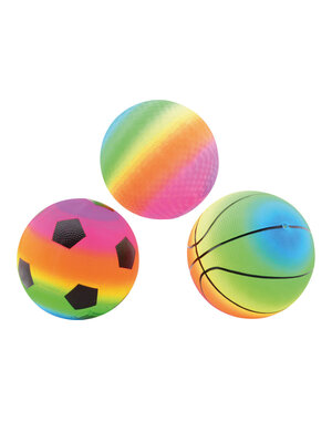 JohnToy Regenboogbal maat 3, assorti