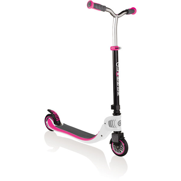 Step Globber Foldable Flow 125 wit/roze