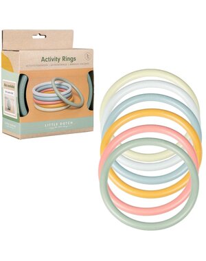 Little Dutch Activity Ringen set 6 stuks