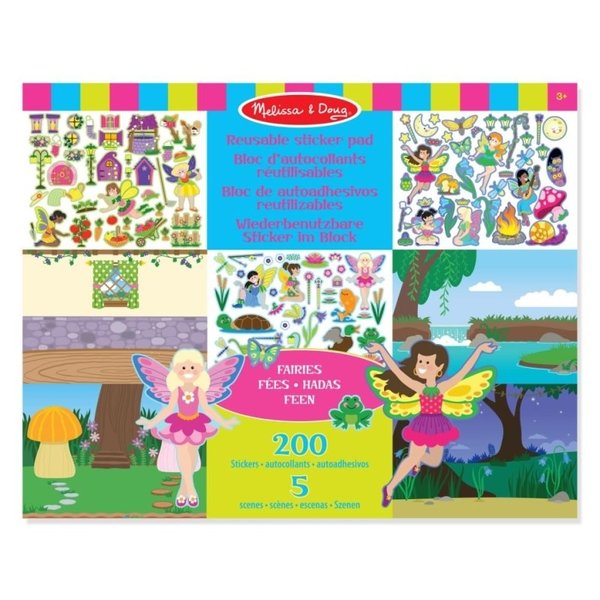 Melissa & Doug Herbruikbaar stickerboek sprookjes