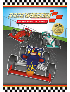  Stickerboek Racewagens, 48 pagina's