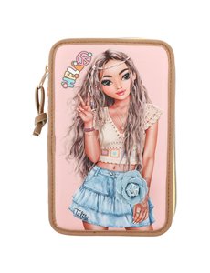 TopModel 3-vaks etui  HIPPIE HEART