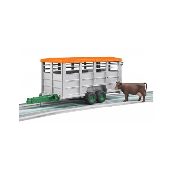 Bruder 2227 - Veetransportaanhager met 1 koe