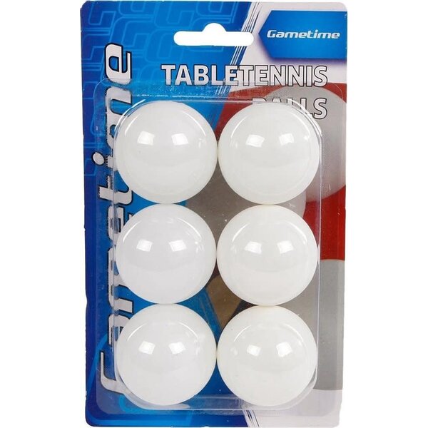 Gametime Tafeltennisballen 6 stuks