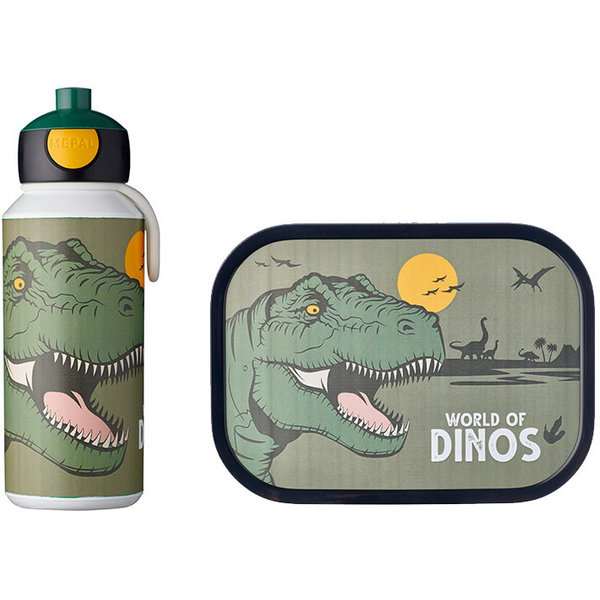 Mepal Lunch set met pop-up beker Dinosaurus