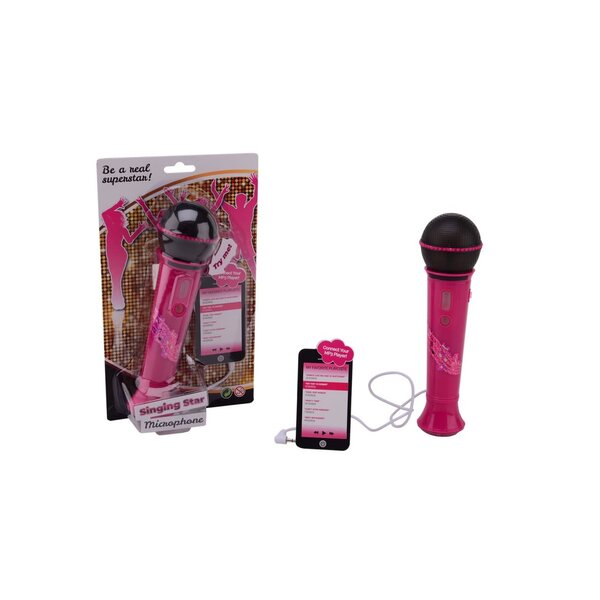 JohnToy Microfoon Sing Along (compatible met MP3 speler)