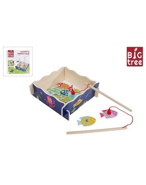  Big Tree magnetisch Visspel hout, 15 delig