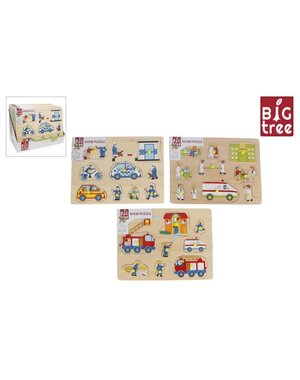  Big Tree knopjes puzzel hulpdiensten