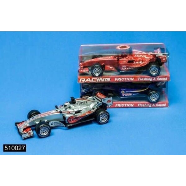 2-Play Race auto Formula, met frictie, 24 cm