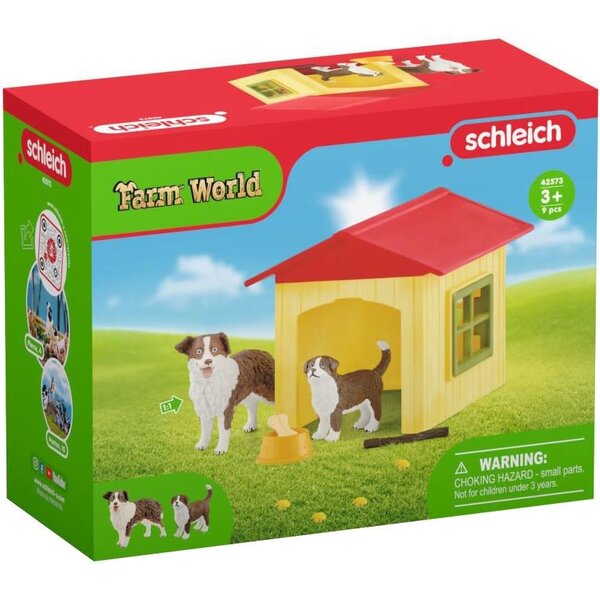 Schleich 42573 - Hondenhok met Australische herders