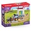 Schleich 42611 - Paardenbox met merrie en veulen