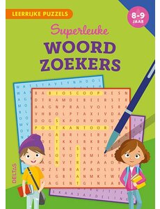 Deltas Leerrijke puzzels - Superleuke woordzoekers 8-9 jaar