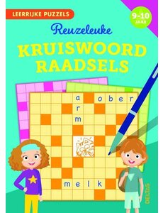 Deltas Leerrijke puzzels - Reuzeleuke kruiswoordraadsels 9-10 jaar