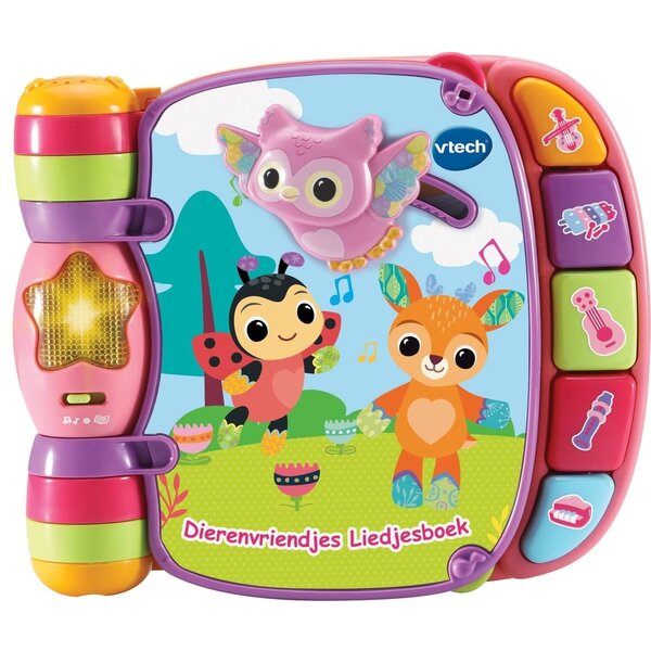 Vtech Dierenvriendjes liedjesboek roze