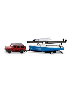 Siku 2564 - Mercedes AMG G65 met zeilboot