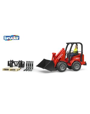 Bruder 2191 - Schaeffer Compactlader 2034 met figuur en toebehoren
