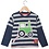 Tractor Ted Shirt lange mouw - Blauw/Grijs (5-6 jr)