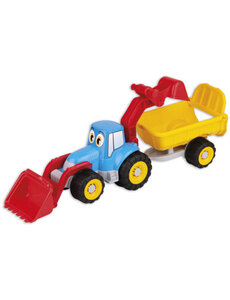 Androni Happy Truck Tractor met Shovel en aanhanger