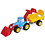 Androni Happy Truck Tractor met Shovel en aanhanger