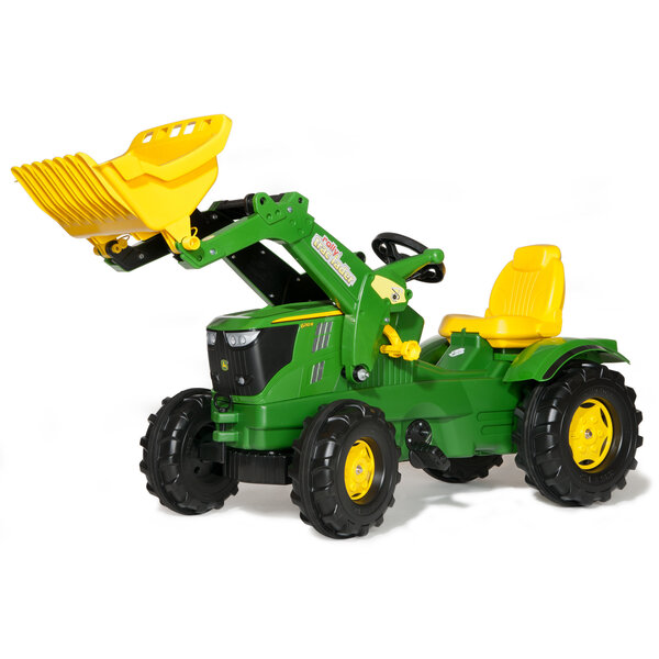 Rolly Toys 611096 - Farmtrac John Deere 6210 R met voorlader