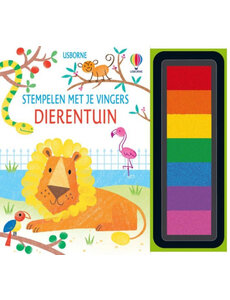 Usborne Stempelen met je vingers - Dierentuin