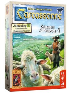 999 Games Carcassonne uitbreiding - Schapen en Heuvels