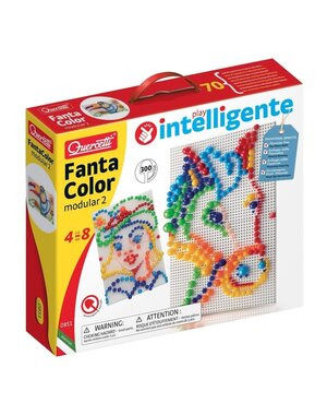 Quercetti Insteek Mozaïek Fanta Color duo  - 300 stuks