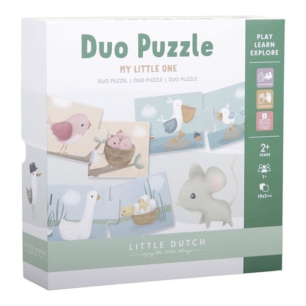 Little Dutch Duo puzzel Flowers en Butterflies