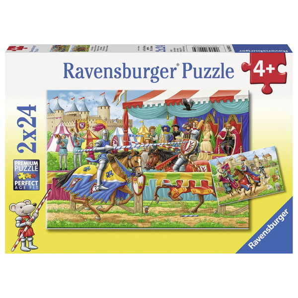 Ravensburger Bij de Ridders - 2x 24 stukjes