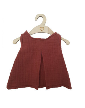 Hollie Poppenjurk Blush bordeaux rood