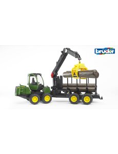 Bruder 2133 - John Deere 1210E houttransport met kraan