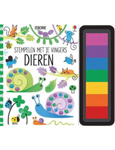 Usborne Stempelen met je vingers - Dieren